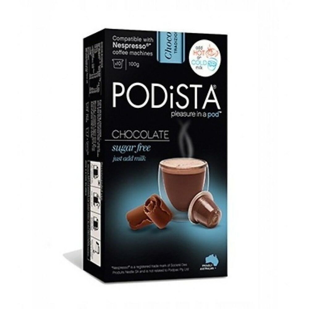 كبسولات شوكولاتة خالية من السكر  من  ® PODiSTA 